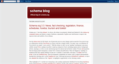Desktop Screenshot of blog.schema.org